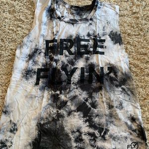 Tie Dye Flywheel Tank